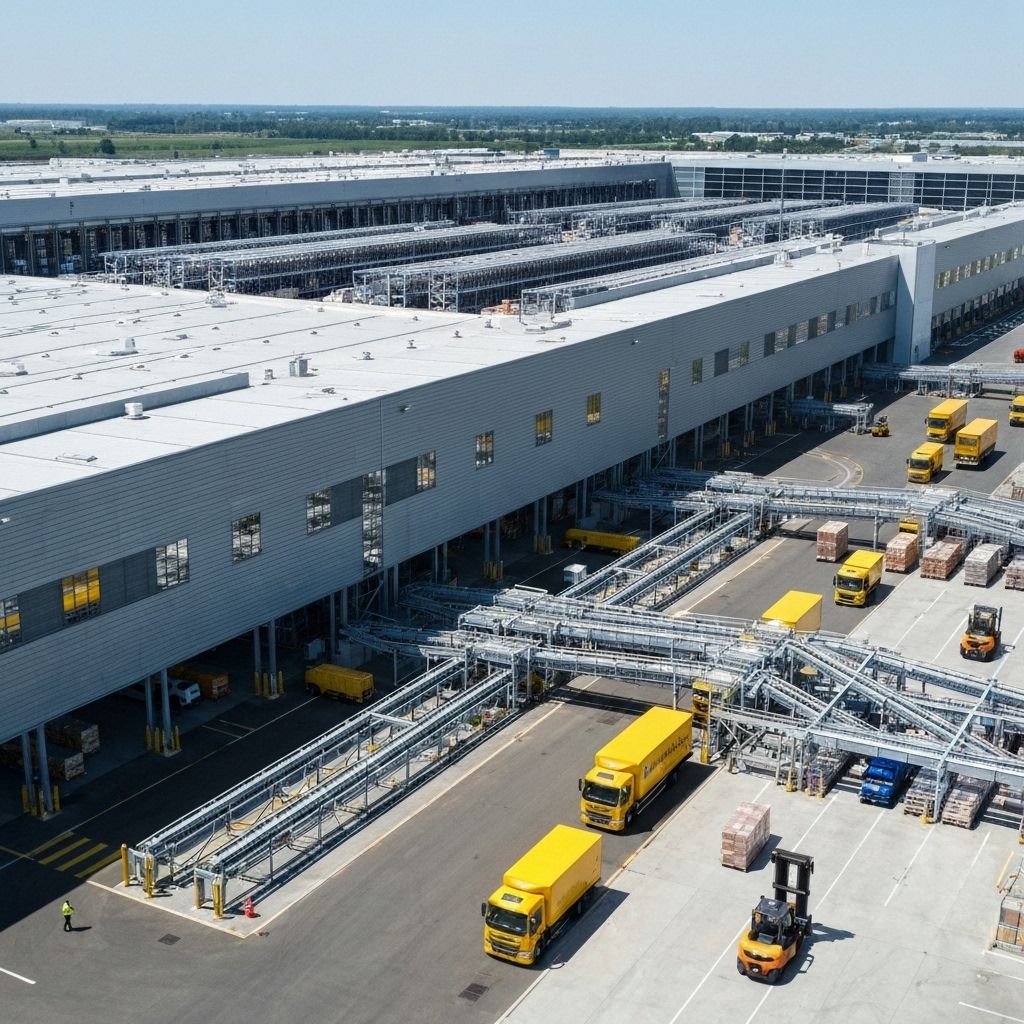 Modern warehouse distribution center showcasing our operational excellence
